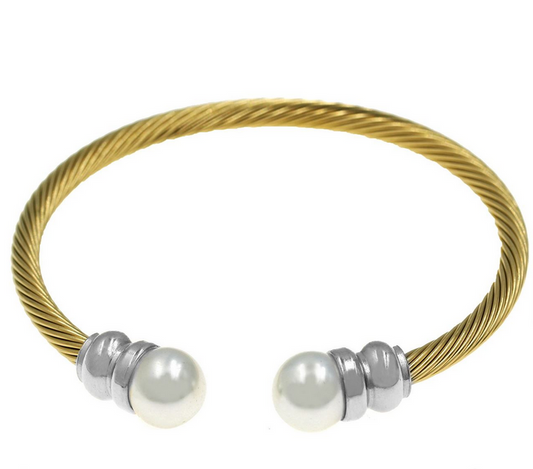 Ατσάλινο βραχιόλι με στριφτό ατσαλόσυρμα