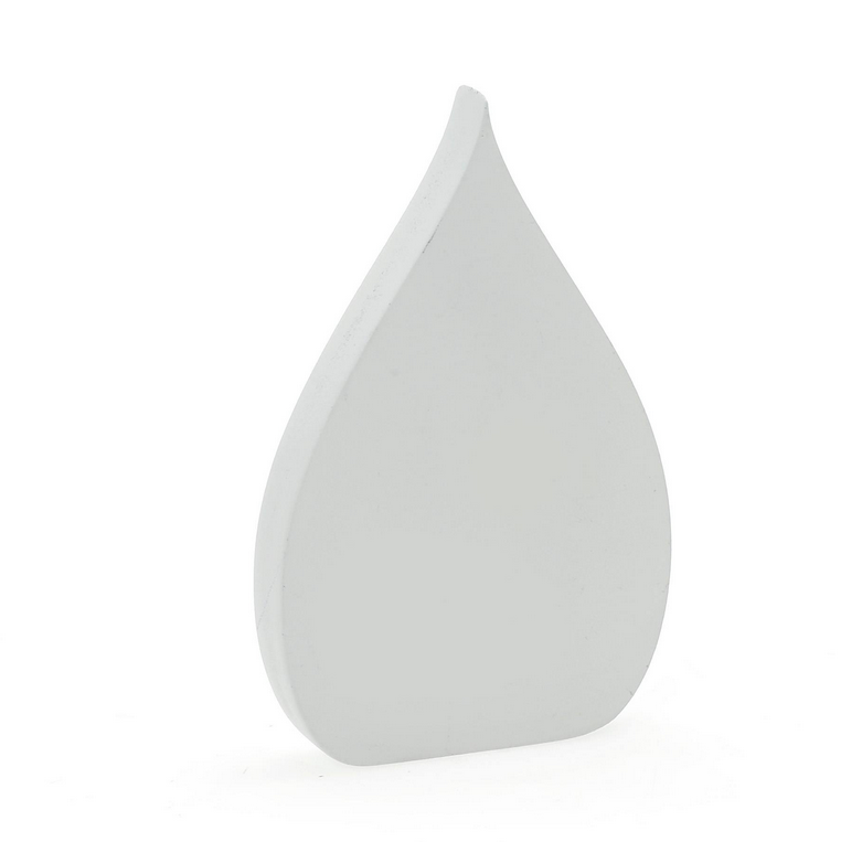 Επιτραπέζιο γούρι βάση σταγόνα λευκό 10cm