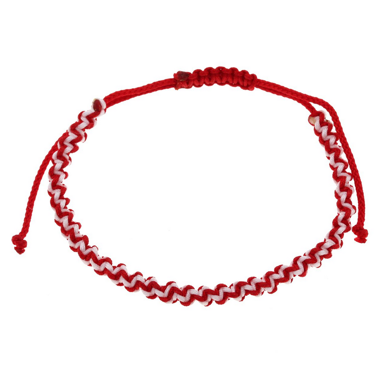 Μακραμέ πλεκτό DNA βραχιόλι μάρτης