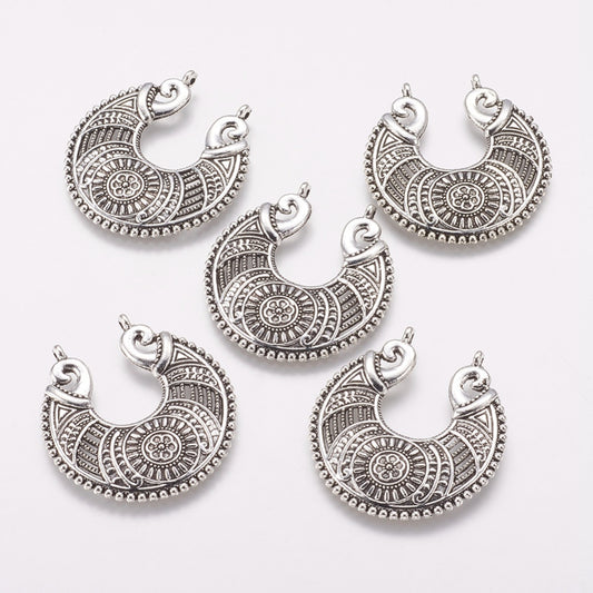 Στοιχείο φεγγάρι με λουλούδι