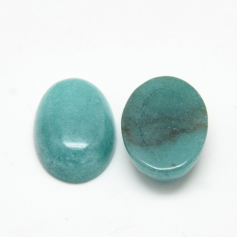 Νεφρίτης οβάλ καμπουσόν 18mm