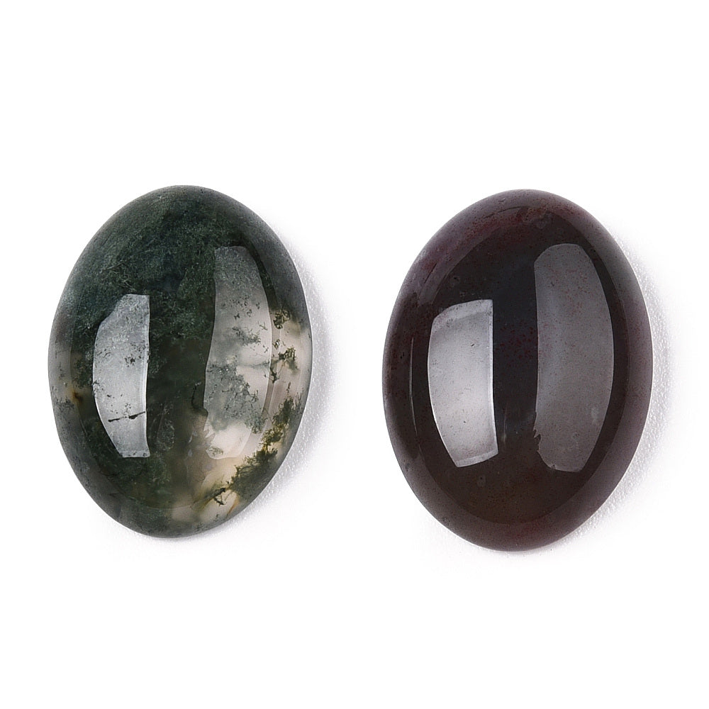 Αχάτης οβάλ καμπουσόν 18mm