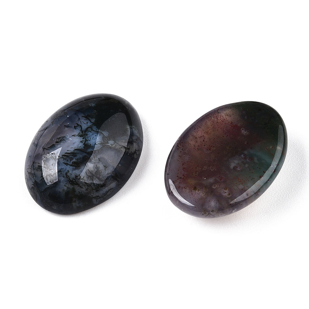Αχάτης οβάλ καμπουσόν 18mm