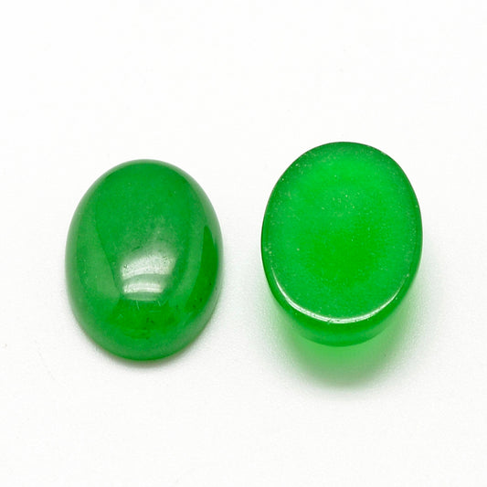 Νεφρίτης οβάλ καμπουσόν 18mm
