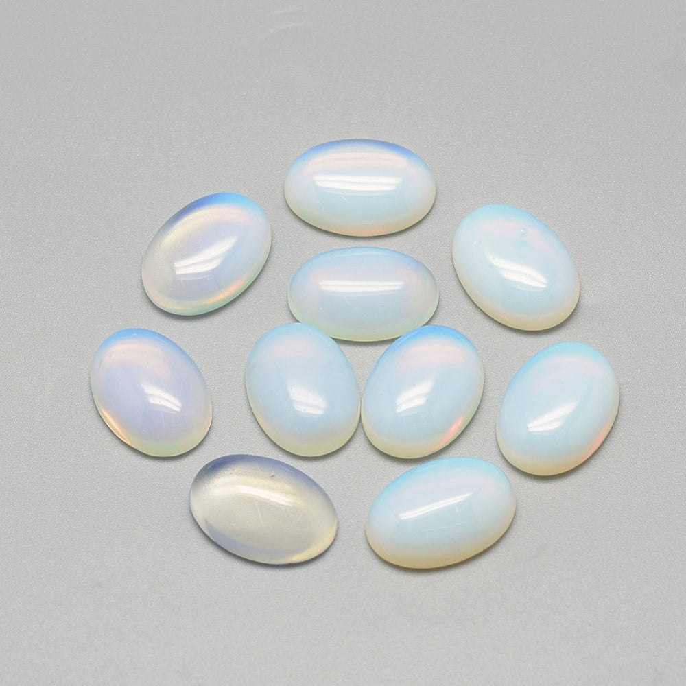 Οπαλίτης οβάλ καμπουσόν 18mm