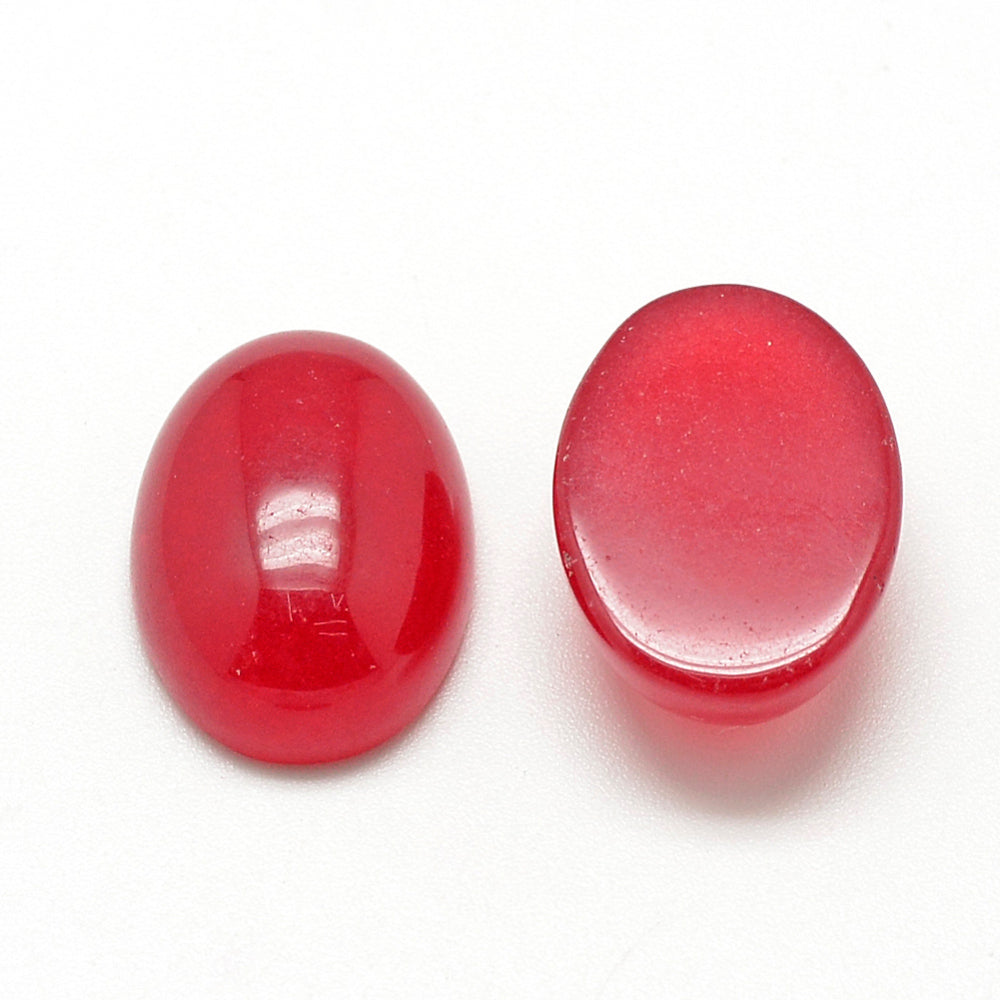 Νεφρίτης οβάλ καμπουσόν 18mm