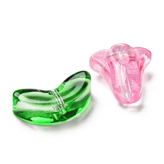 Γυάλινα λουλούδια τουλίπα