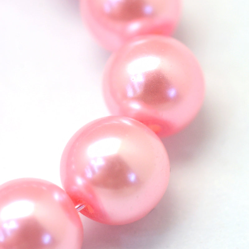 Πέρλα Γυάλινη ροζ 4mm -PRLG403