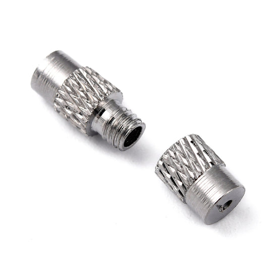 Βιδωτό κούμπωμα ασημί