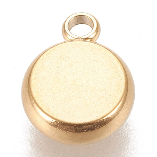 Ατσάλινη χρυσή βάση 6mm