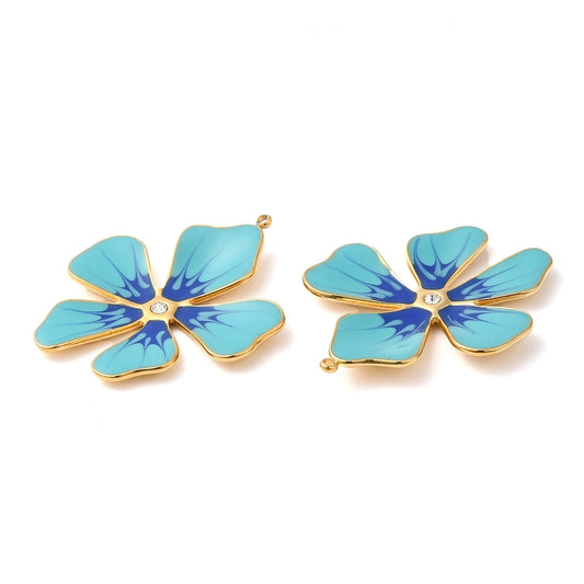 Ατσάλινο Στοιχείο γαλάζιο λουλούδι