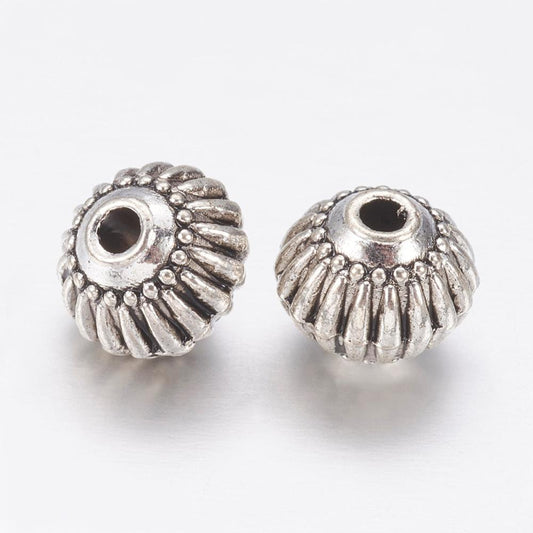 Μεταλλική χάντρα ροδέλα 8mm