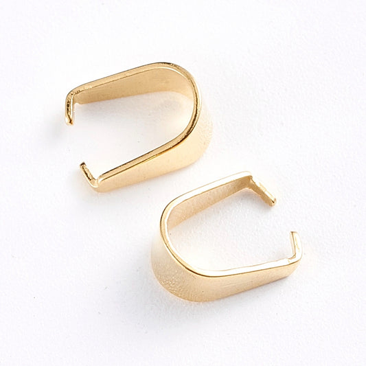 Ατσάλινη χρυσό πιαστράκι 9mm