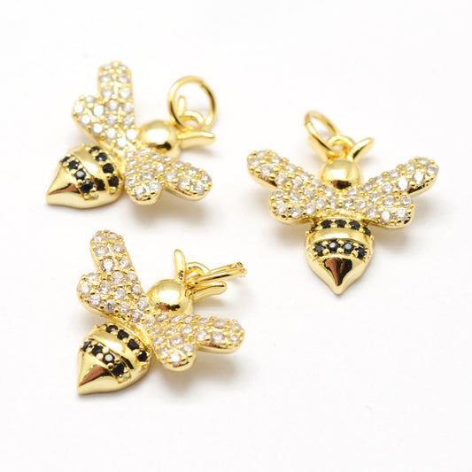 Ορειχάλκινη μέλισσα μενταγιόν 16mm