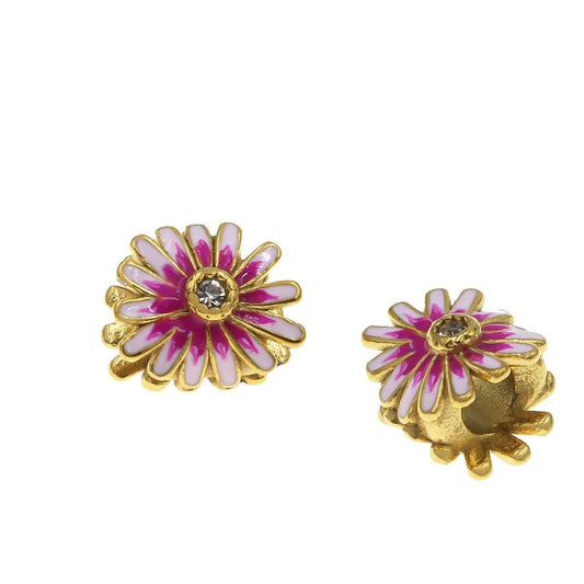 Ατσάλινη ροζ μαργαρίτα περαστή