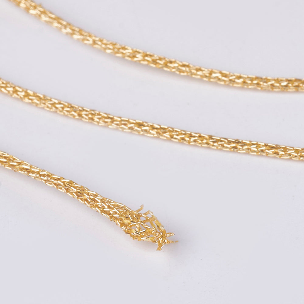 Μεταλλιζέ κορδόνι χρυσό 1mm