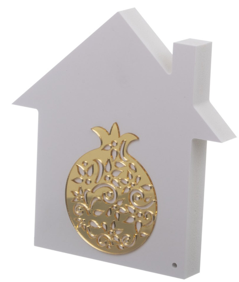 Σπίτι με Πλέξιγκλας ρόδι λευκό-χρυσό