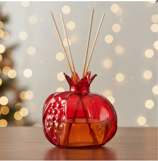 Γυάλινο βάζο ρόδι