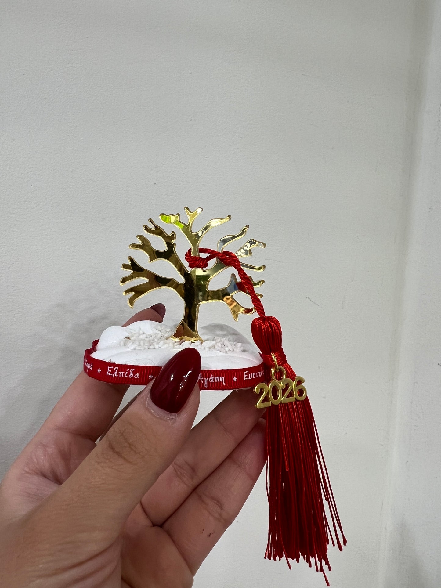 Επιτραπέζιο γούρι βραχάκι με δέντρο ζωής