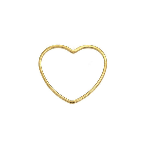 Ατσάλινο περίγραμμα καρδιά 20mm