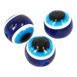 Ακρυλική χάντρα μάτι 10mm