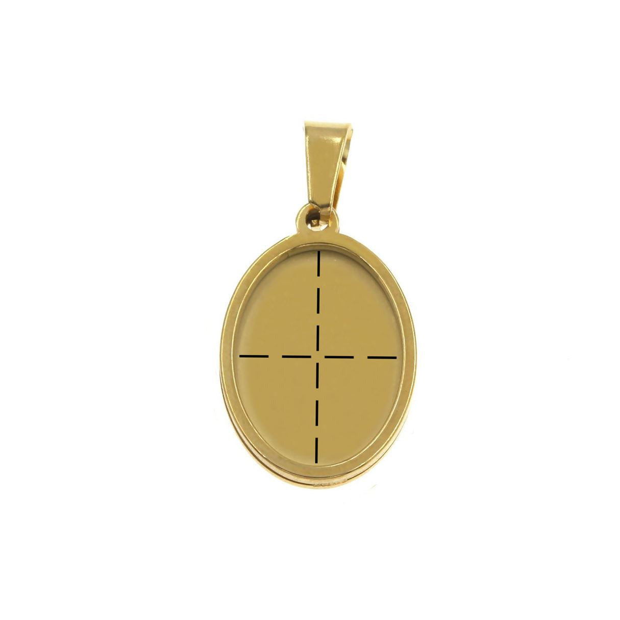 Ατσάλινη χρυσή βάση 18mm