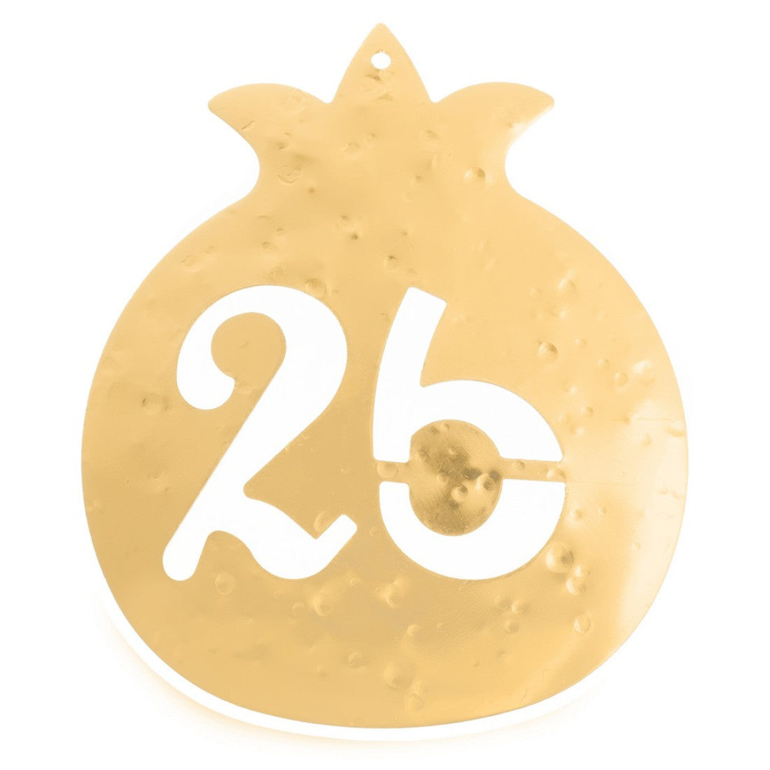 Ρόδι με ημερομηνία 26 χρυσό 70mm