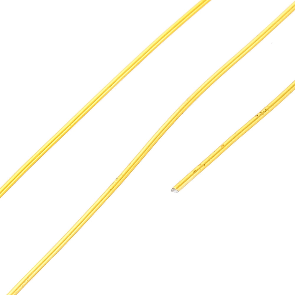 Σύρμα αλουμινίου χρυσό 0.7mm
