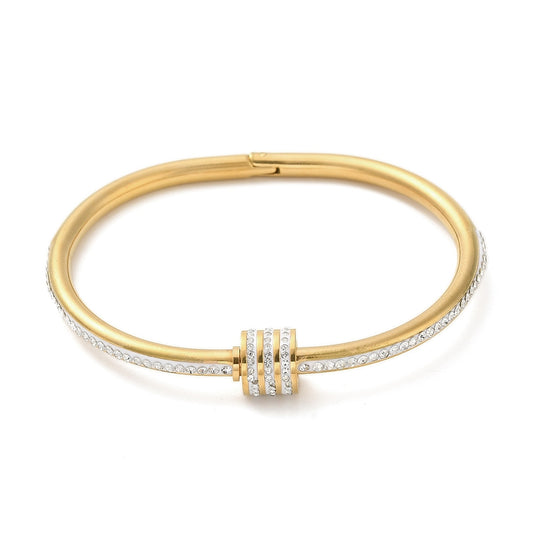 Ατσάλινη χειροπέδα με στρας