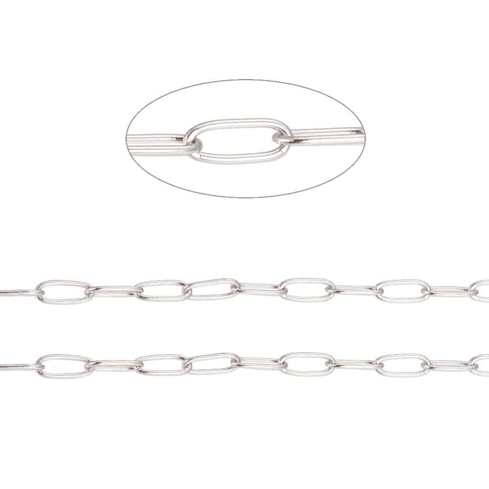 Αλυσίδα Ατσάλινη οβάλ 5x2.5mm