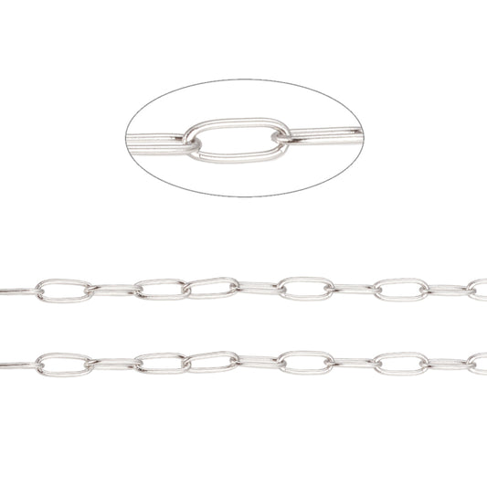 Αλυσίδα Ατσάλινη οβάλ 5x2.5mm