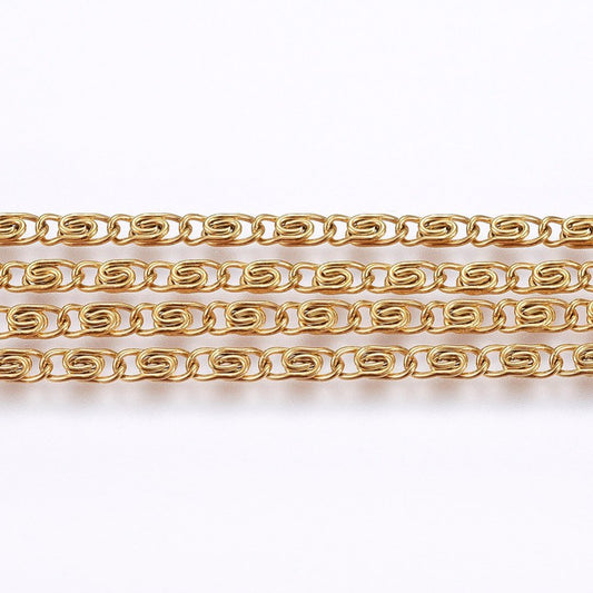 Αλυσίδα Ατσάλινη Μαίανδρος 3x1.2mm