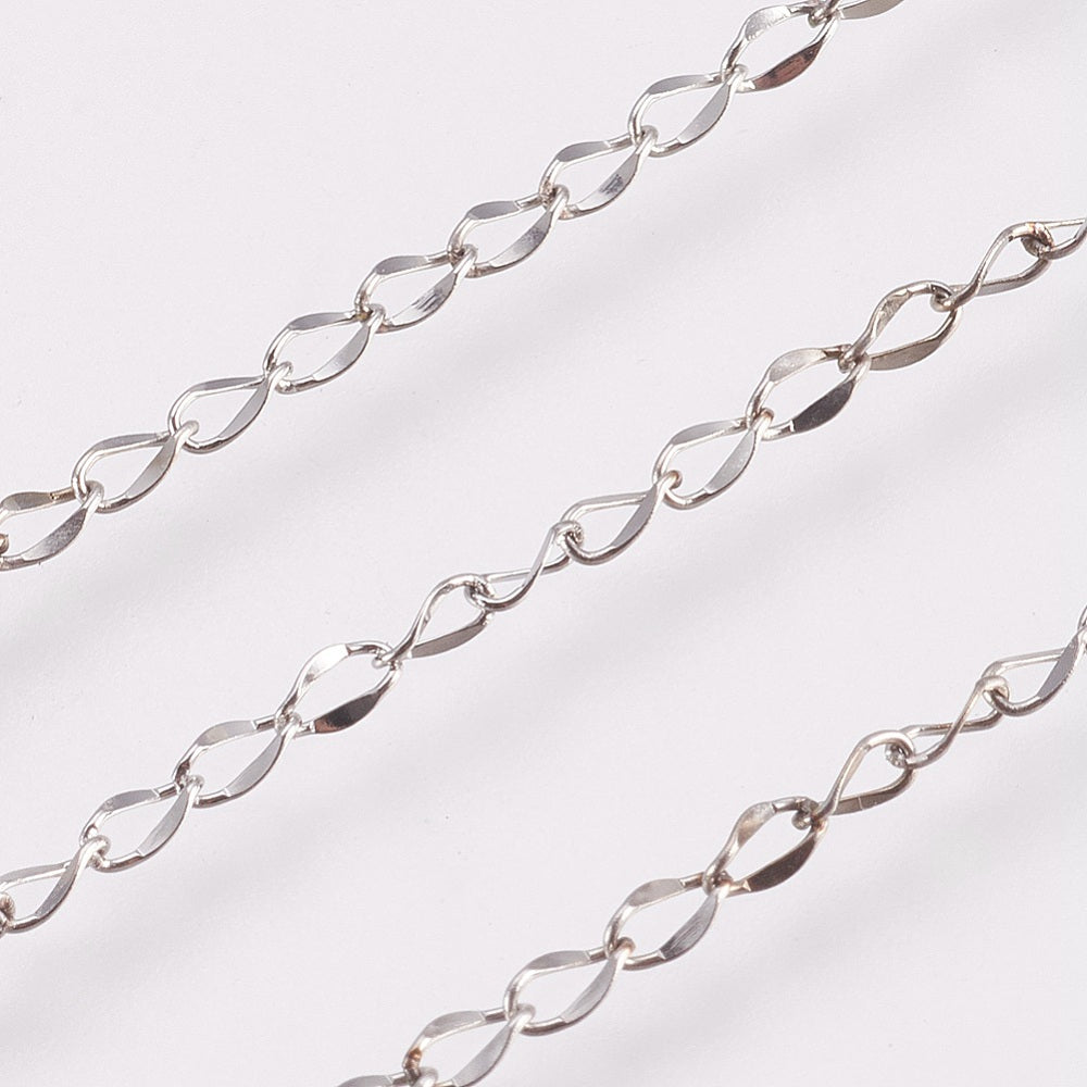 Αλυσίδα Ατσάλινη Γκουρμέτ 4x1mm