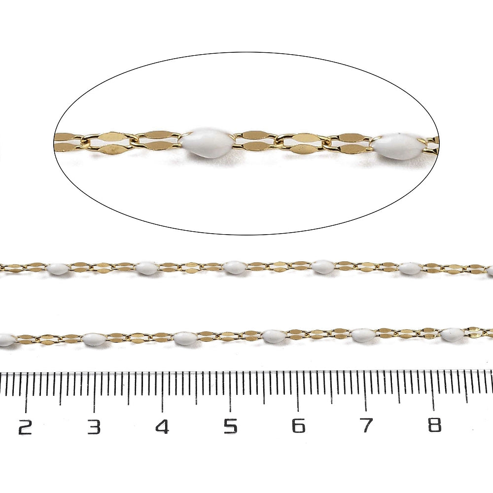 Aτσάλινη Αλυσίδα με πλέξη ‘θήτα’ 11x2mm