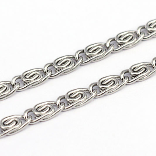 Αλυσίδα Ατσάλινη Μαίανδρος 8x3mm