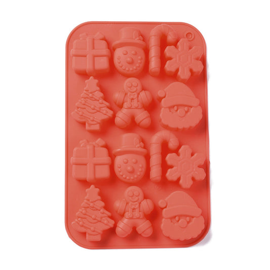 Καλούπι σιλικόνης χριστουγεννιάτικα σχέδια