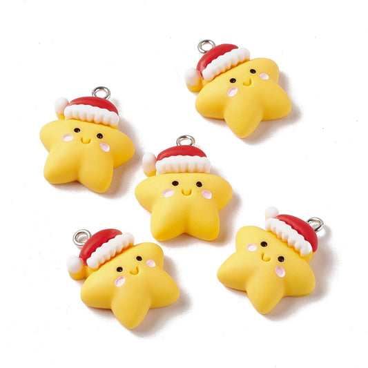 Ακρυλικό αστέρι με σκουφάκι 25mm