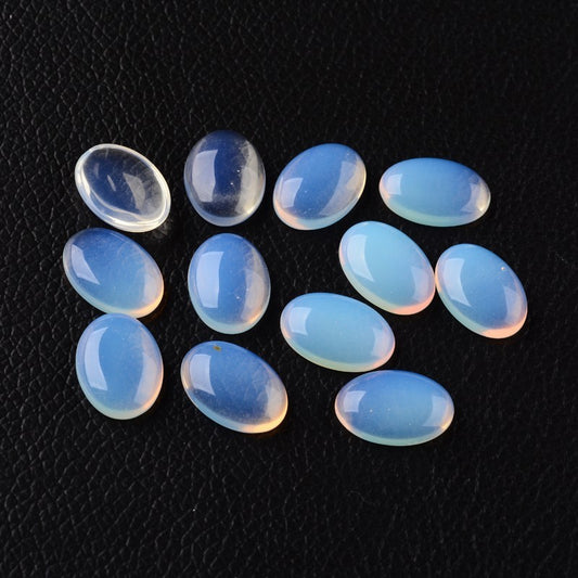 Οπαλίτης οβάλ καμπουσόν 18mm