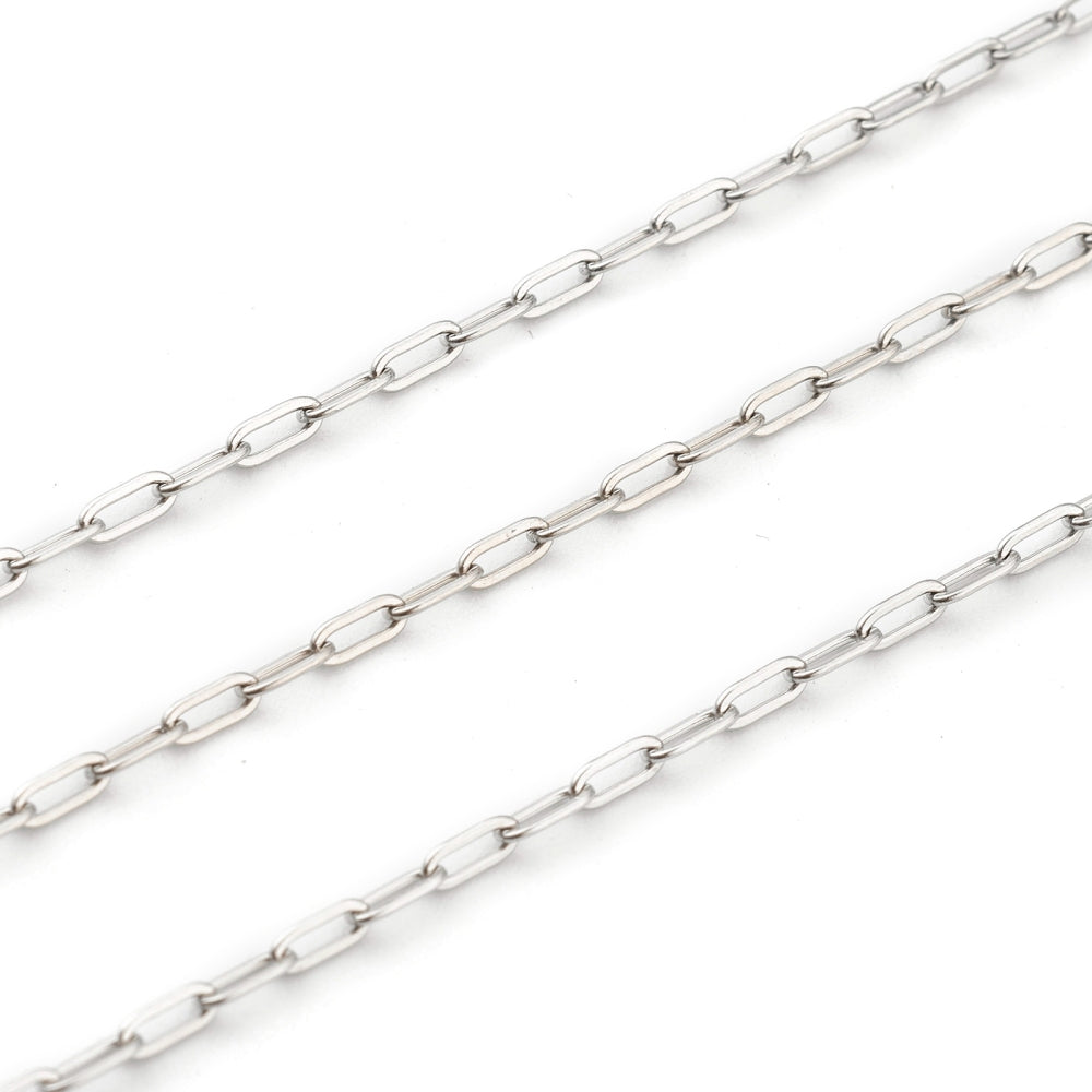 Αλυσίδα Ατσάλινη οβάλ 4mm