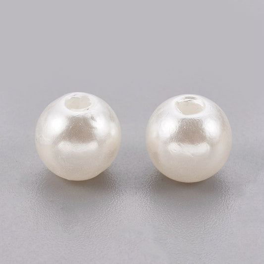 Πέρλα Ακρυλική Μπεζ 18mm