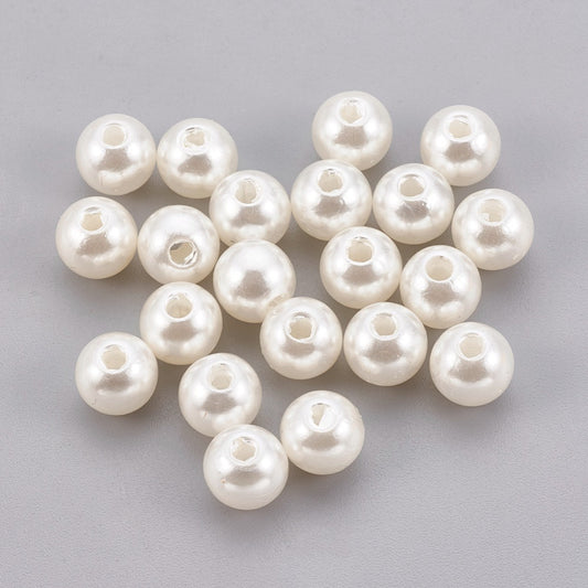 Πέρλα Ακρυλική Μπεζ 4mm