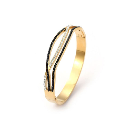 Ατσάλινη τριπλή χειροπέδα με στρας