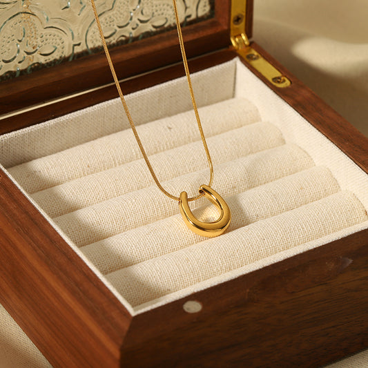 Ατσάλινο κολιέ πέταλο