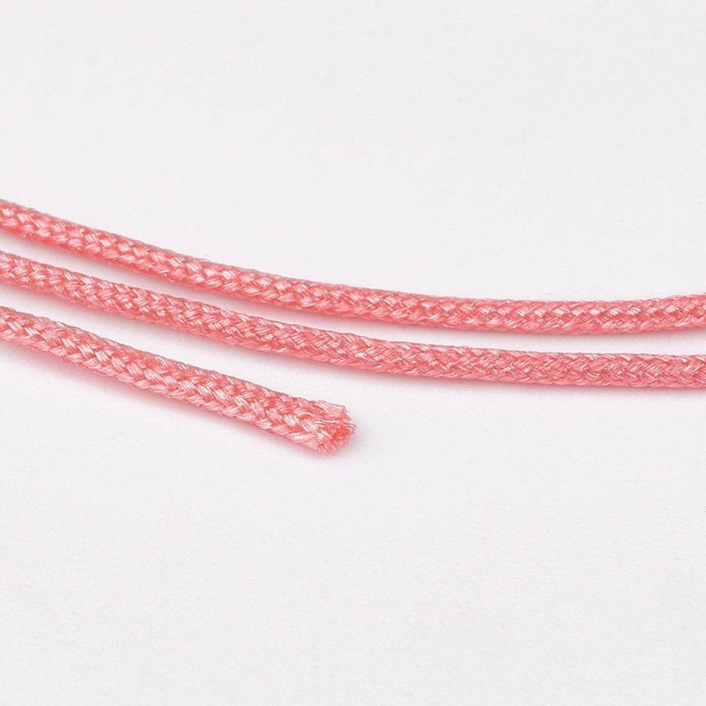 Συνθετικό κοραλί κορδονάκι 0,8mm