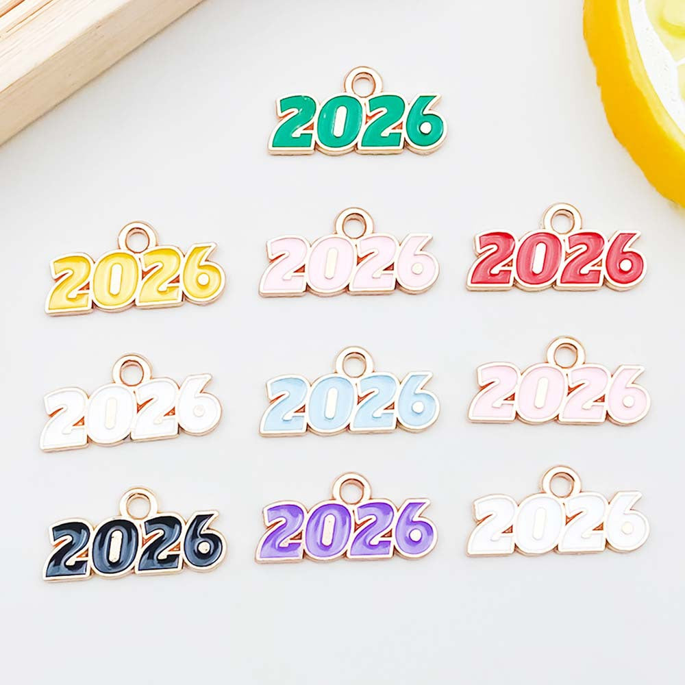Hμερομηνία πολύχρωμο 2026 18mm
