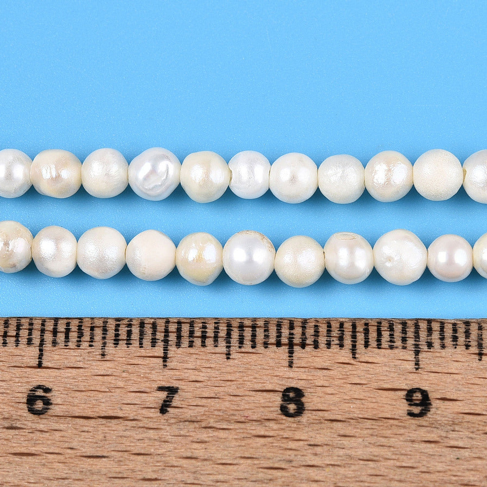 Μαργαριτάρια καλλιέργειας λευκά 3.5-5mm