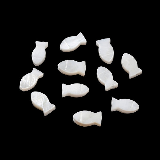 Φίλντισι χάντρα ψαράκι 10mm