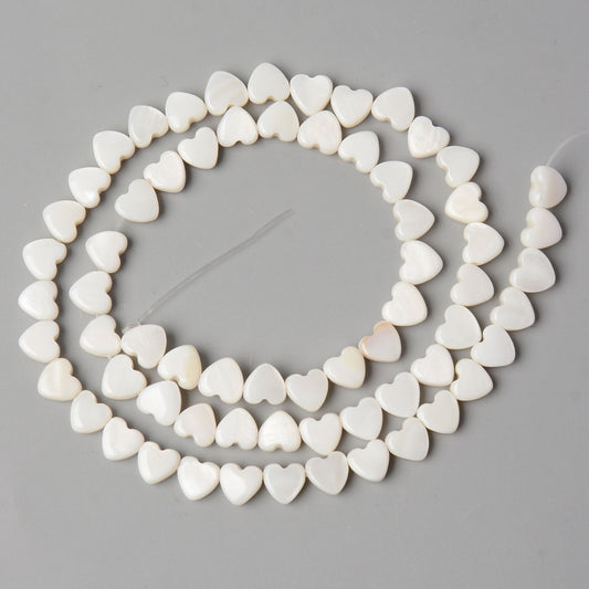 Φίλντισι λευκή καρδιά 6mm