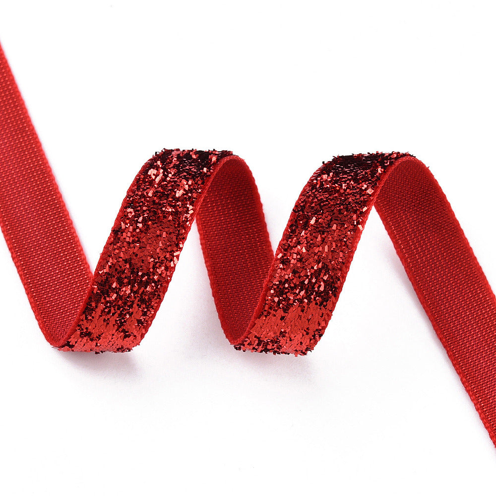 Συνθετική κορδέλα με γκλίττερ