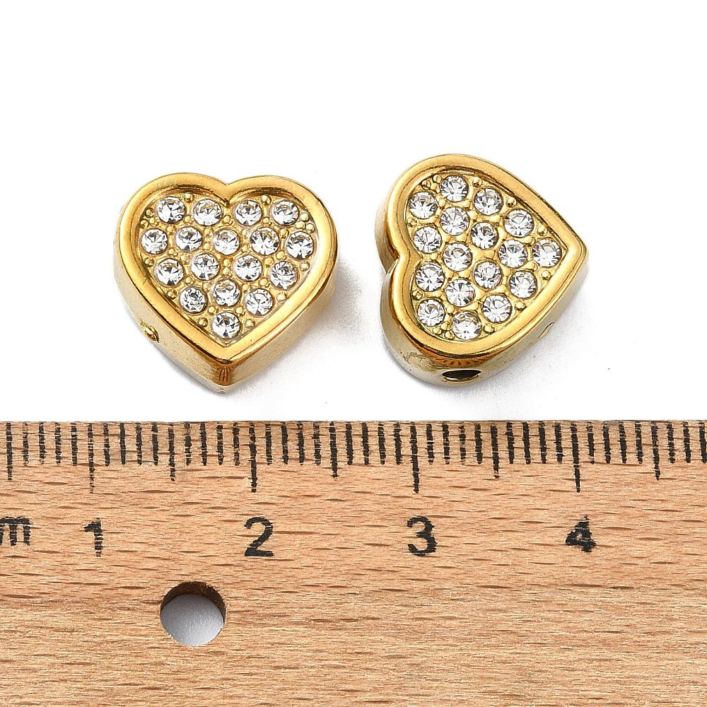 Ατσάλινη Χάντρα καρδιά 13mm